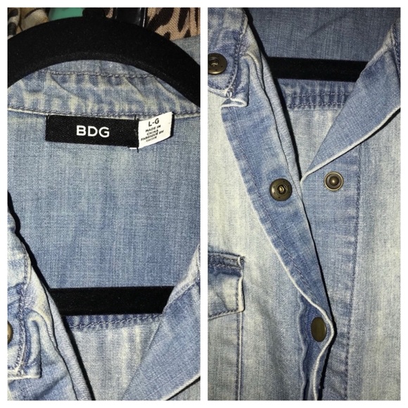 Denim Button Down Shirt, by BDG for Urban Outfitters - Picture 9 of 17